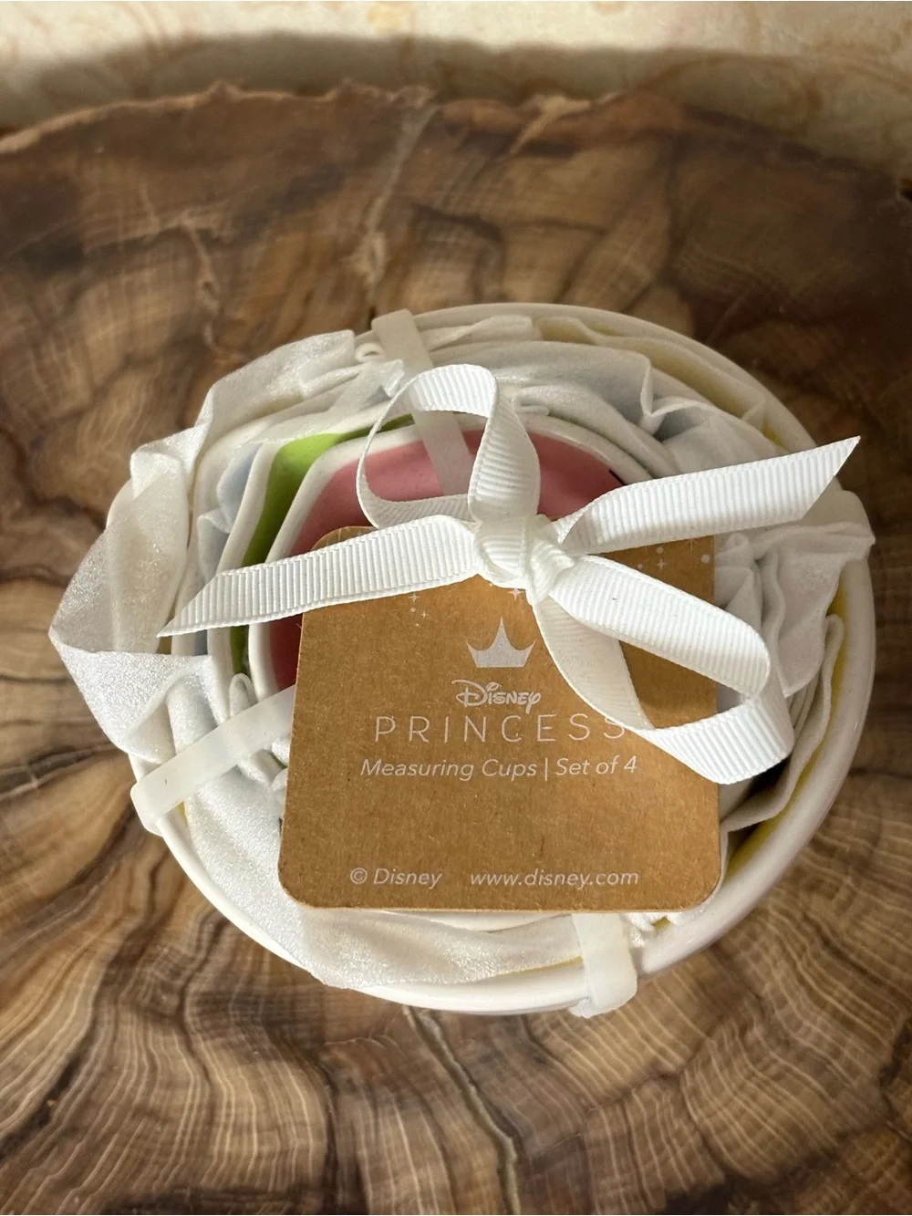 NWT Disney Princess Set/4 Kitchen Ceramic Measuring Cups